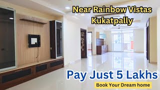 3 amp 4 bhk flats for sale in Hyderabad  just pay 5 lakhs amp book your flat Kukatpally Rainbow vistas [upl. by Dumond744]