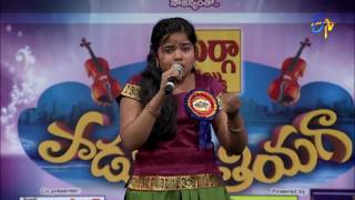 Naalugu Kallu Song  Bhavana Performance in ETV Padutha Theeyaga  25th July 2016 [upl. by Knepper314]