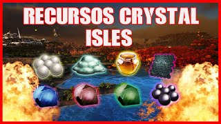 ARK GUÍA de RECURSOS CRYSTAL ISLES [upl. by Toille]