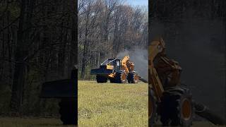 Big Walnut needs Big Skidder logging chainsaw timber skidder [upl. by Essy793]