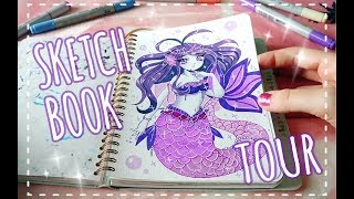 SKETCHBOOK TOUR  My Mossery Sketchbook [upl. by Atikahs]