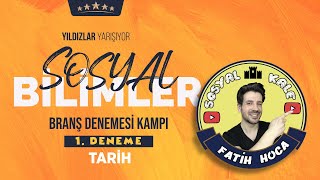 TYT Tarih Sosyal Kampı Deneme 1  2024 YKS [upl. by Dylana]