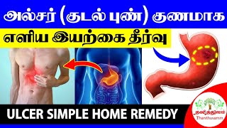 அல்சர் குணமாக  Ulcer Home Remedy in Tamil  Stomach Ulcer Treatment  Thanithuvamm [upl. by Aicirtap]