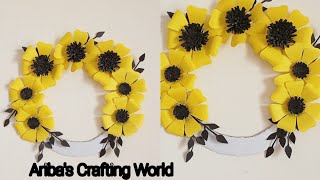 Paper craft for wall decoration  Aribas Crafting World [upl. by Jean-Claude]