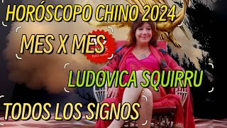 2024 MES POR MES Horóscopo chino 2024 TODOS LOS SIGNOS x LUDOVICA SQUIRRU horoscopo horoscopochino [upl. by Ormond]