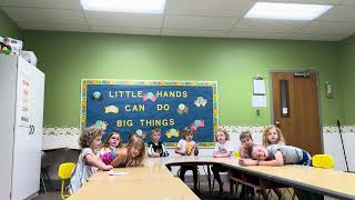 Wednesday Night PreK Class Singing the Books of the New Testament [upl. by Jeuz]