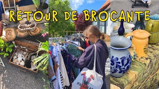 RETOUR DE BROCANTE 🌷 haul  vlog [upl. by Adrian]