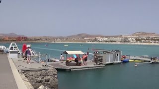 Caleta De Fuste Fuerteventura Walk [upl. by Joelie]