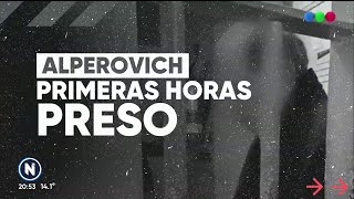 ALPEROVICH PRIMERAS HORAS PRESO  Telefe Noticias [upl. by Nomad70]