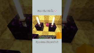 Sinh Tồn Bất Ổn  Tập 6   Speedrun Minecraft Lỏ shorts minecraft [upl. by Ambler]