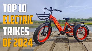 Top 10 Best Electric Tricycles 2024  Best ETrike 2024 [upl. by Yeh]