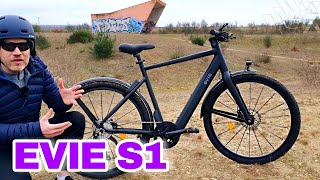 Evie S1 Ebike Pedelec im Test Review Vorstellung des stylishen City Rades mit App und GPS [upl. by Liam]