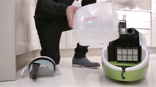 POLTI Vaporetto Lecoaspira  water vacuum cleaner the double power of nature [upl. by Haroved]