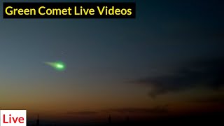 C2022 E3 ZTF Green Comet Live Videos [upl. by Ynafets142]