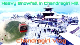 Chandragiri Hills  Heavy Snowfall 🥶  Ram K Mainali [upl. by Atinel]