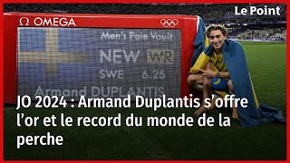 JO 2024  Armand Duplantis s’offre l’or et le record du monde de la perche [upl. by Yrailih219]