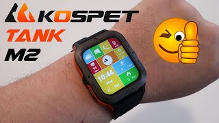 Kospet Tank M2  la smartwatch qui a passé les 12 tests de resistance militaires professionnels US [upl. by Edythe]