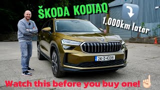 Skoda Kodiaq 7 seater review  My thoughts after 1000kms in one [upl. by Haissem924]