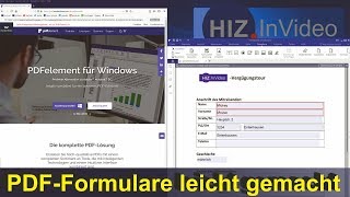 PDFelement für einfacheFormularerstellung  HIZ223 [upl. by Idac469]