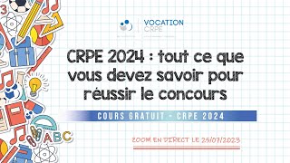 CRPE 2024 ～ TOUT CE QUE VOUS DEVEZ SAVOIR POUR RÉUSSIR LE CONCOURS [upl. by Catina528]