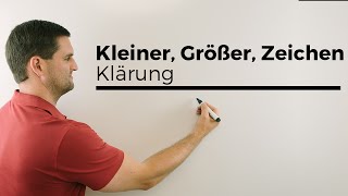 Klärung Kleiner Größer Zeichen quotDas Problem mit dem Schnabelquot  Mathe by Daniel Jung [upl. by Einafats]