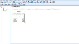 Standard Deviation Variance Range  SPSS [upl. by Adnilasor]