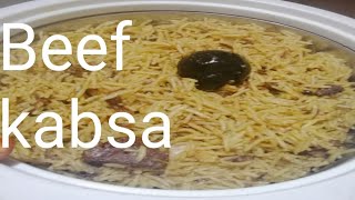 Beef kabsa recipe  simple and easy kabsa recipe Beef kabsa in pressure cooker malayalam [upl. by Tiat]