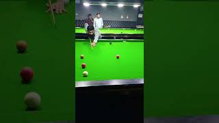 snooker trick shot shorts snooker bankshots [upl. by Anirtap]