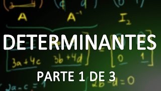 Determinantes parte 1  Matrizes 2x2 e 3x3 [upl. by Haikezeh116]