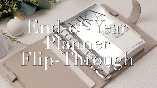 EndofYear Planner Flip Through  Filofax  12 Days of Planning  Day 10 [upl. by Ho]