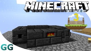 SkyFactory 3 Ep 3 Tinkers Construct Smeltery  Modded Minecraft [upl. by Annohsal324]