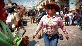 La cabalgata inicial de la feria Santa Ines Ahuatempan 2024 [upl. by Nelrsa271]