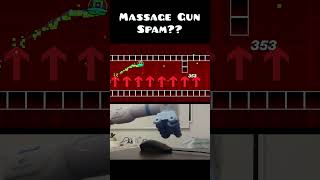 Massage Gun Spam In Geometry Dash [upl. by Onder]