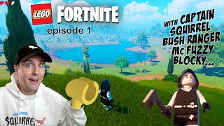 Squirrel Stampede plays LEGO Fortnite Bush Ranger Style Episode 1 [upl. by Aihsi]