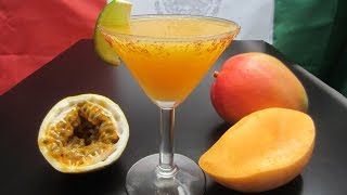 Margarita maracuya y mango  receta 5 de mayo Mexico [upl. by Sall]