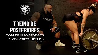 TREINO DE POSTERIORES COM BRUNO MORAES E VIVI CRISTINELLI [upl. by Ahsietal540]