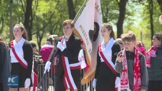 Polish Constitution Day Parade in Chicago [upl. by Ffoeg172]