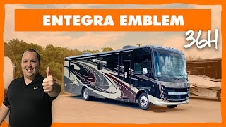 The Biggest Class A Gas Motorhome Perfect For FULLTIMING Entegra Emblem 36H [upl. by Atteras]