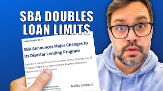 SBA Doubles Disaster Loan Limits [upl. by Odlanyar386]