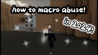 How to macro abuse in Da Hood 2024 [upl. by Tisha]