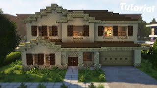 Minecraft Suburban House Tutorial 22 [upl. by Acilegna368]