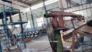 heavy galvanized galfan wire machine Zinc Coating Wire Cold Electric Galvanized Wire Production Line [upl. by Ferdinand]