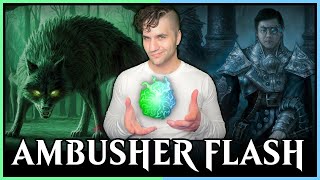 🐺 AMBUSHER FLASH 🐺 Simic Tempo  Historic  MTG Arena [upl. by Witherspoon]