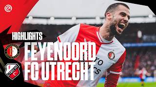 We NEVER give up  Feyenoord  FC Utrecht  Eredivisie 20232024 [upl. by Aon]