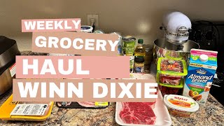 Winn Dixie Grocery Haul [upl. by Idelia]