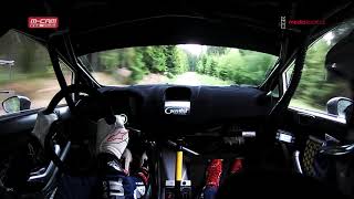 Jan Černý ● RZ3 ● Rallye Český Krumlov 2018 ● ONBOARD [upl. by Nagorb295]