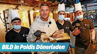 BILD zu Besuch bei Poldi  So schmeckt der WeltmeisterDöner [upl. by Neellok]