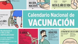 Calendario Nacional de Vacunación [upl. by Ayiak]