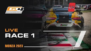 LIVE  Race 1  Monza  GT4 European Series 2023 English [upl. by Borries]