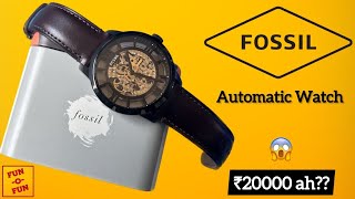 🔥Fossil Townsman Automatic Watch Unboxing and Review in 1 minute 💥  fossil fossilwatch watch [upl. by Yeldnarb466]